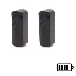 Pair of wireless battery photocells automation garage gates barriers