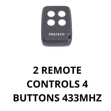 LEADER KIT 4 PROTECO Komplet za automatizaciju zaokretnih vrata 230V - Krila do 2,8 m i 350 kg