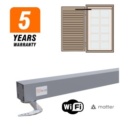 Connect tipa slēģa automatizācija divvietīgai lapai līdz 80 cm katrai