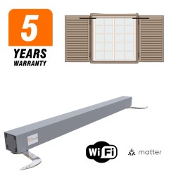USHADE KSW800-2-SH-C-LU - Kit completo per persiane standard doppia anta (max 800 mm)