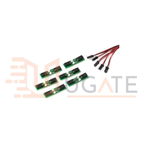 Kit Six Juego de Luces LED de 6 para Barreras QIK QIK4E QIK7EH DITEC ENTREMATIC QIKLUX