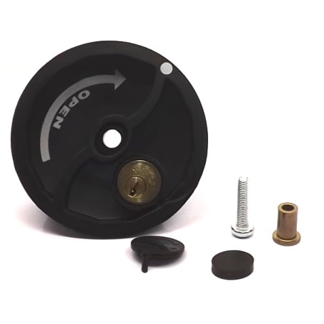 Release Knob 740 741 with Cap and Lock Original Spare FAAC 729014