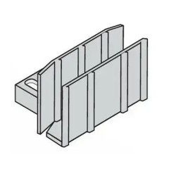 Zapata de guía de suelo con puerta de cristal DITEC ENTREMATIC KP369 PMKP369