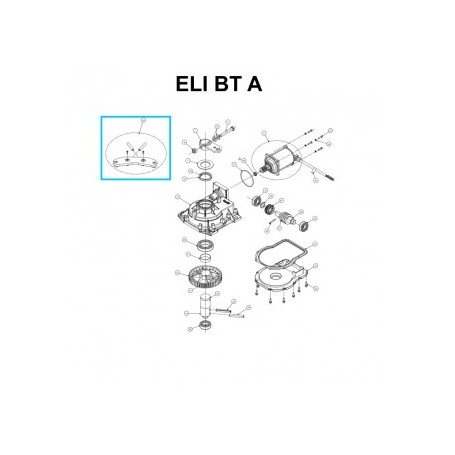 Leva di Rotazione a 120° con Fermi per Operatori Interrati BFT Serie ELI