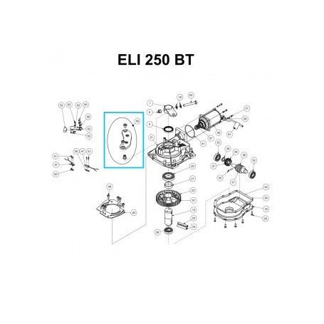 120° Rotation Lever with Stops for Underground Operators BFT ELI Series