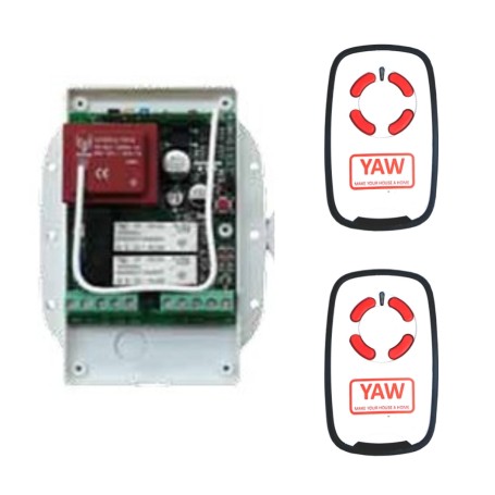 Electronic kit for shutter 2 remote controls with control panel
