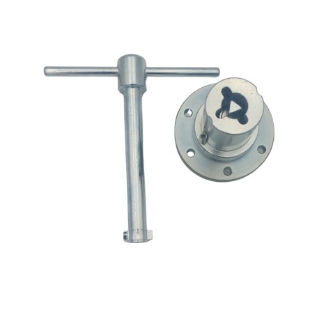 Triangular profile release system for bollards FADINI 9200L
