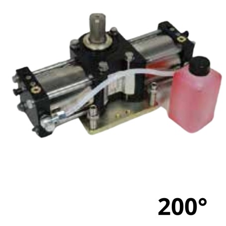 UNI-HYD-200 – Martinetto idraulico compatibile Aprimatic AT176 con rallentamenti apertura/chiusura (200°)