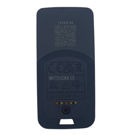 BFT MITTO COOL C2 D112306 – Transmissor de controle de rádio original de 2 canais de 433,92 MHz (azul)