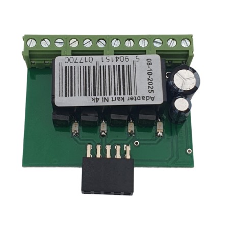 ADT-NIC-4K 4 kanalų NICE radijo imtuvo adapterio plokštė 12 V nuolatinės srovės maitinimo šaltinis