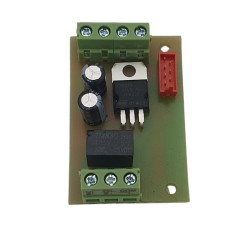 Carte adaptateur récepteur radio 1 canal CAME ADT-CAM-1K alimentation 12/24V AC/DC