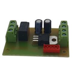 1 csatornás CAME rádióvevő adapterkártya ADT-CAM-1K tápegység 12/24V AC/DC 2