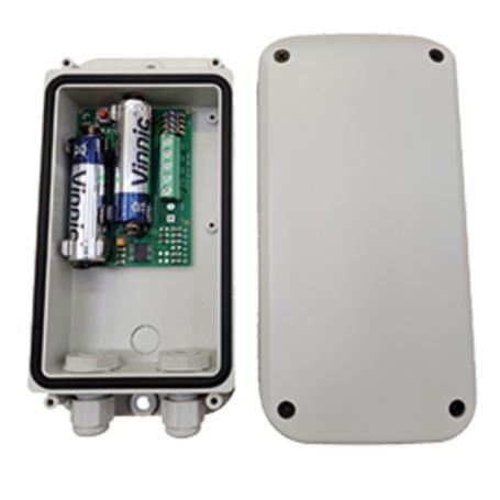 UNI-SAFETY-BRD-TX – Funksender für Schaltleisten 433/868 MHz IP-zertifiziert – für automatische Tore