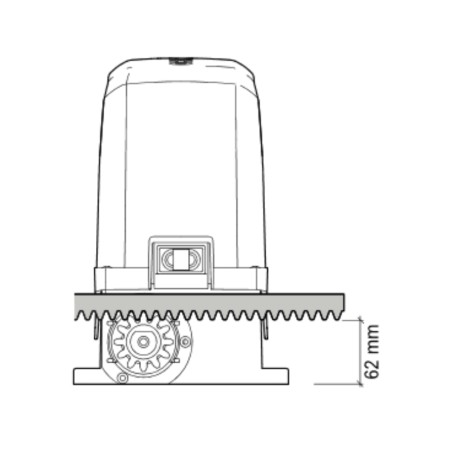 MOVER 8 – Universal-Getriebemotor für Schiebetore bis 800 kg – 230V