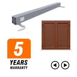 USHADE KSW800-SH-2-LU – Travessa motorizada de dupla lâmina para persianas (máximo 800 mm de folhas)