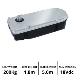 P-650R18BENCL – 18V подземен скоростен мотор с енкодер за въртящи се врати до 1.8 м – кабел 5 м TAU 2