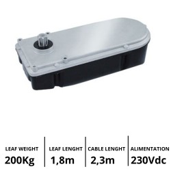 P-650R18 – 230V podzemní převodovka pro pantové dveře až do 1,8 m TAU 2