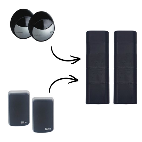 SPIN-BB-PH – BlueBus NICEcompatible adjustable outdoor photocells