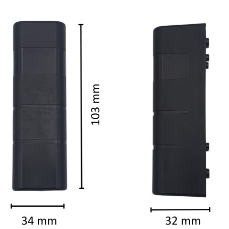 SPIN-BB-PH – Fotocélulas exteriores ajustáveis compatíveis com BlueBus NICE