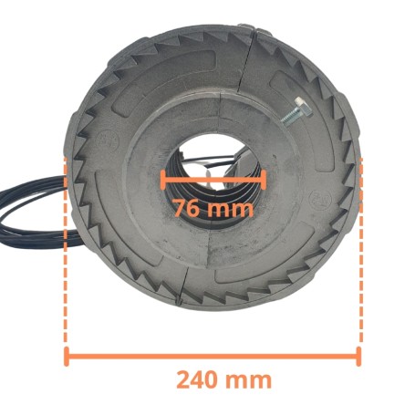 UNIVERSAL B-2M 230V Moteur à deux moteurs pour grands amortisseurs - Version irréversible à haute puissance