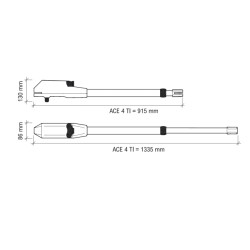 ACE REV PROTECO KIT – Fordítható lengő kapu automatizálás 230V (ACE 4 REV) 2