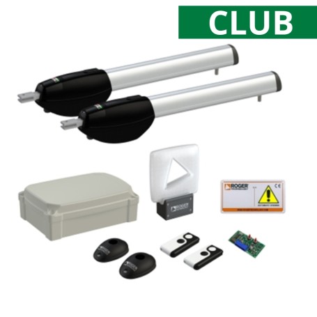 KIT-BE20/210 lieljaudas šūpoles vārtu automatizācijas komplekts 24V lapām līdz 2,8 metriem