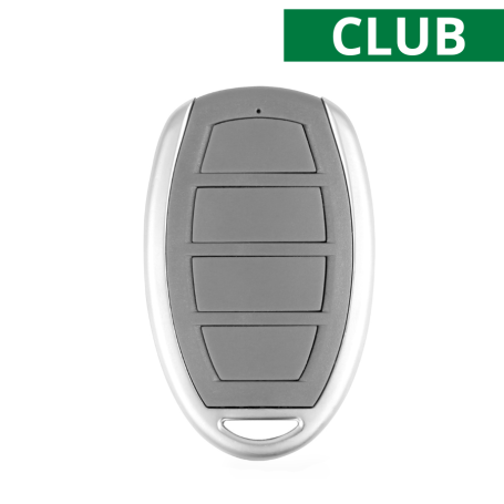 UNI-GBD-TX4 – Controle remoto universal compatível GIBIDI, HCS, códigos fixos 433MHz