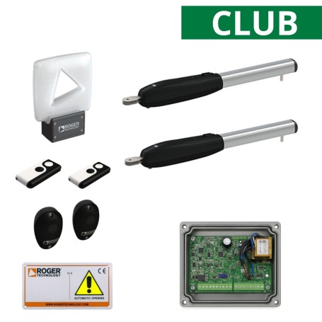 SMARTY5 + Kit de automatización de compuertas giratorias sin escobillas EDGE1 – Uso intensivo en condominios / industrial