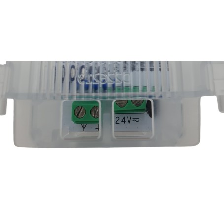 RADIUS LED BT A R1 W 24V lampeggiante LED antracite con antenna 433 MHz per automazioni cancelli