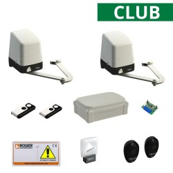 High performance 24V brushless ROGER BH23284/22848 sliding gate automation kit for intensive use