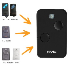 FAAC 787032 – Paket od 12 XTO2 433MHz daljinskih upravljača, 2 originalna gumba 2