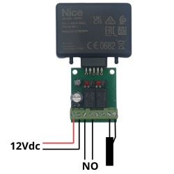 KRX-OXI-INTI Kit ricevente NICE OXIBD con adattatore filare + 2 telecomandi INTI2 Era 2