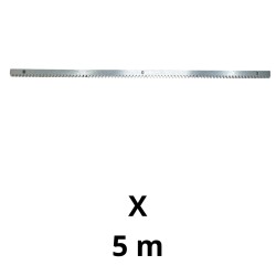 Cinkots dzelzs tērauda plaukts Mod.4 30 x 12 x 1000 mm 3 metināšanas stiprinājumi