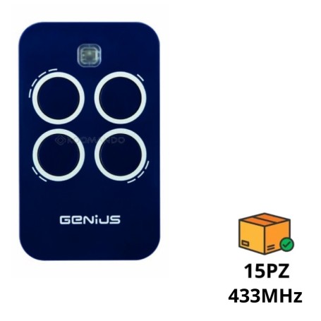 Trasmittente Telecomando Radiocomando ECHO TX4 RC 433 GENIUS 6100334 Originale