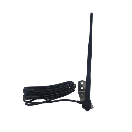 Antenna radio da esterno 433,92 MHz PROTECO ANT02 con staffa e cavo RG58 5 metri