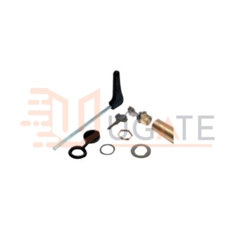 Liberação externa para portas seccionadas de 45 mm de espessura FAAC GENIUS 6100015