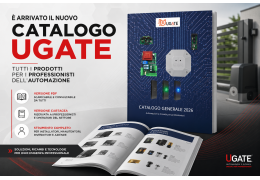 È arrivato il Catalogo UGATE 2026: tutti i prodotti per i professionisti dell'automazione in un unico strumento