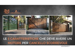 The 5 characteristics a sliding gate motor must have